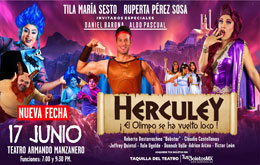 Tila María Sesto y Ruperta Pérez Sosa en: Herculey ¡El Olimpo se ha vuelto Loco! en Mérida - 17 de junio